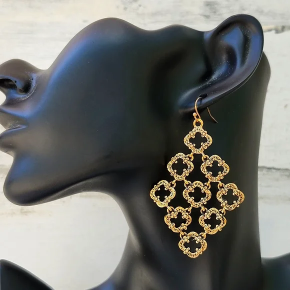 BARSE GOLDEN BRONZE DROP EARRINGS - Picture 1 of 6